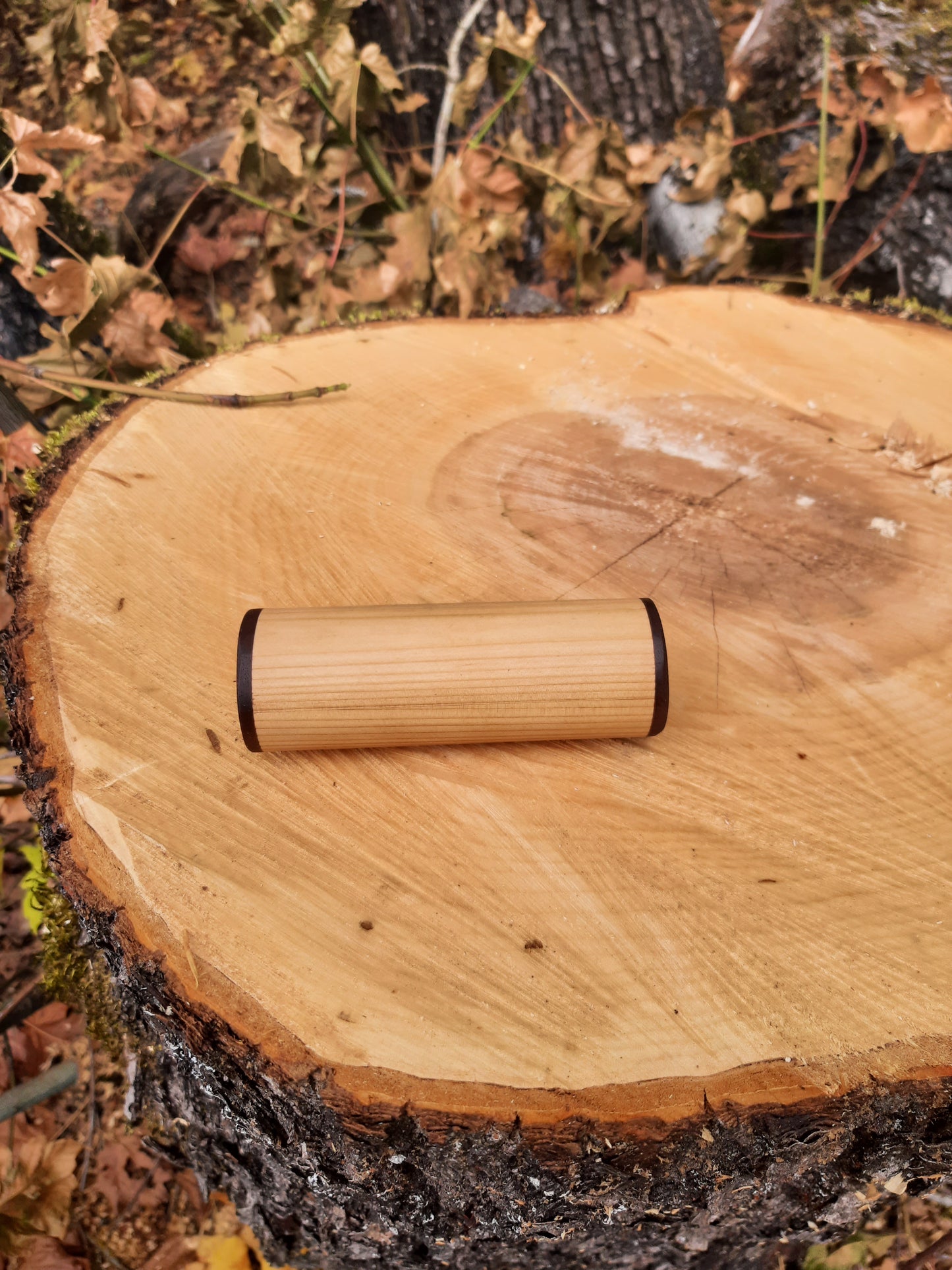 IN STOCK, western red Cedar shaker with Walnut.