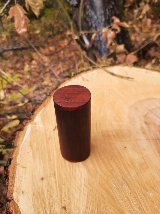 IN STOCK, Walnut shaker with Paduk.