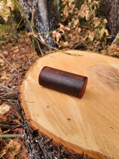 IN STOCK, Walnut shaker with Paduk.