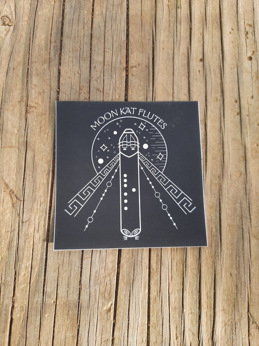 Moon Kat Flutes STICKER!