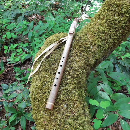 IN STOCK,  Walnut, mid-range G Aeolian - 440 hz.